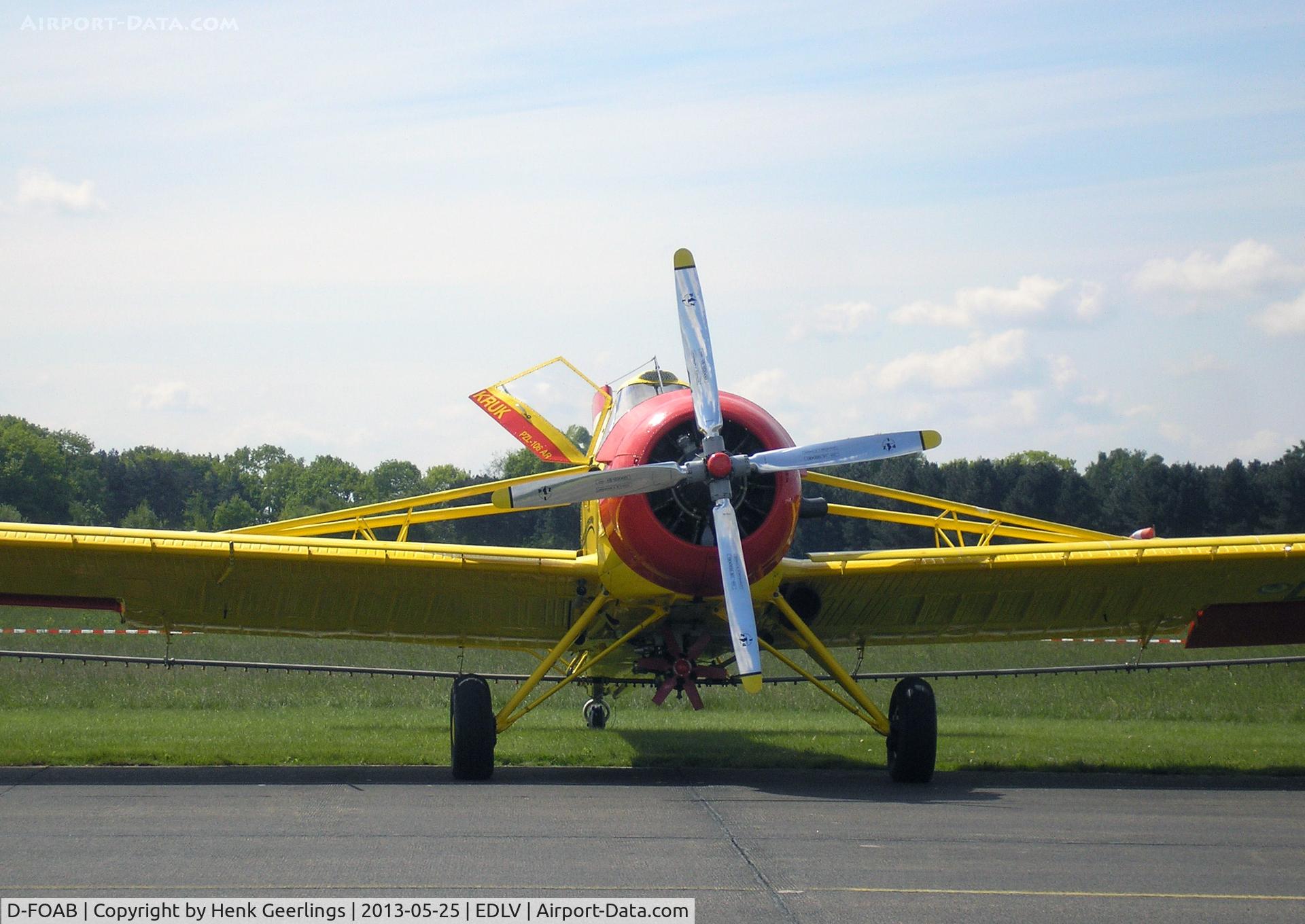 D-FOAB, 1978 PZL-Okecie PZL-106AR/2M Kruk C/N 48040, Weeze Airport Festival , may 2013