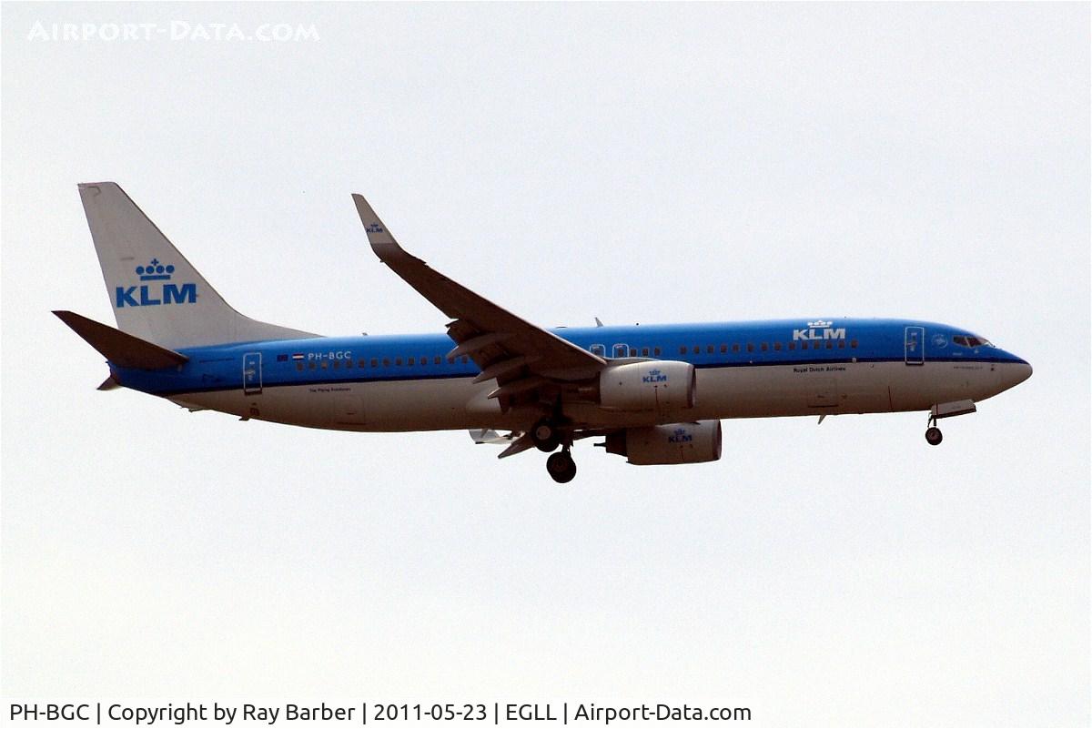 PH-BGC, 2008 Boeing 737-8K2 C/N 30361, Boeing 737-8K2 [30361] (KLM Royal Dutch Airlines) Home~G 23/05/2011