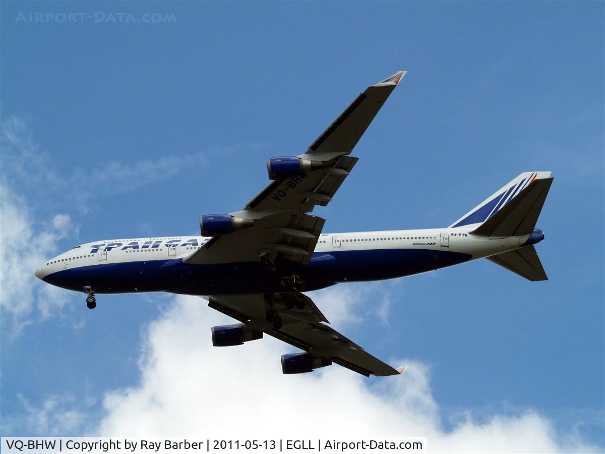 VQ-BHW, 1998 Boeing 747-4F6 C/N 28959, Boeing 747-4F6 [28959] (Transaero Airlines) Home~G 13/05/2011