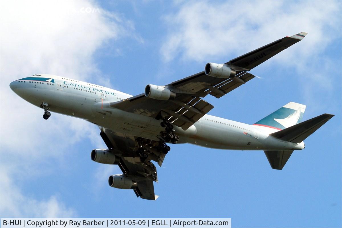 B-HUI, 1994 Boeing 747-467 C/N 27230, Boeing 747-467 [27230] (Cathay Pacific Airways) Home~G 09/05/2011