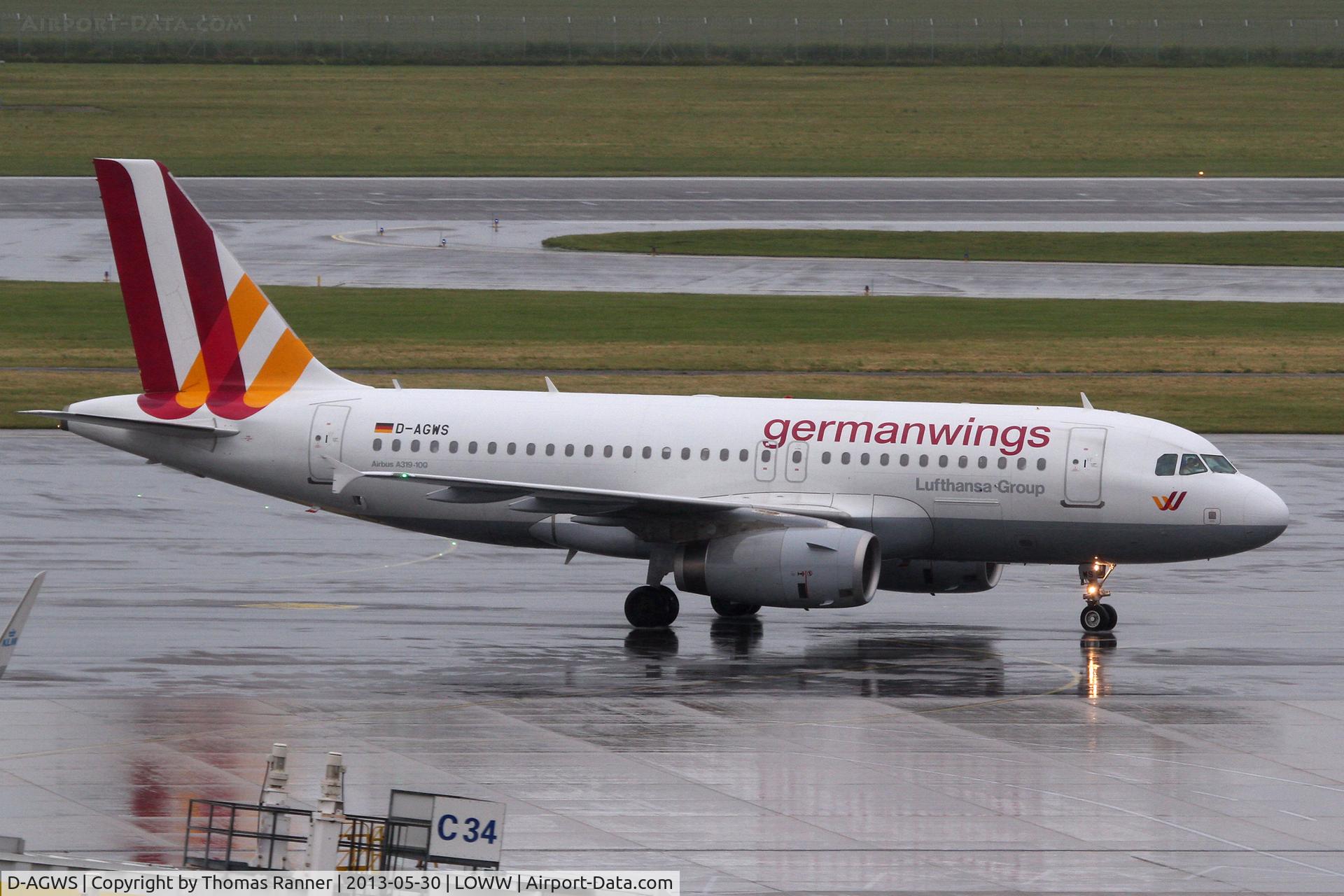D-AGWS, 2012 Airbus A319-132 C/N 4998, Germanwings A319