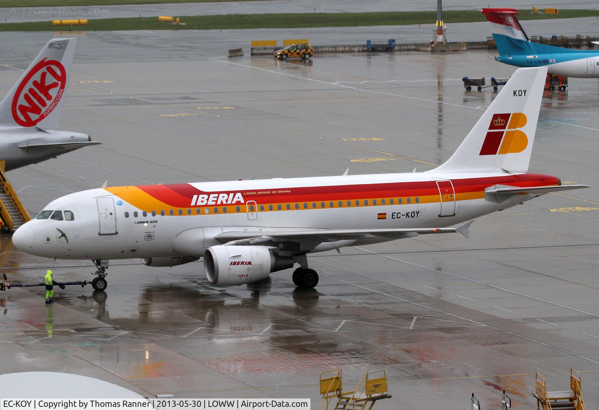 EC-KOY, 2008 Airbus A319-111 C/N 3443, Iberia A319