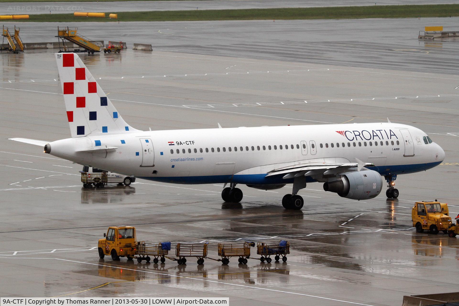 9A-CTF, 1991 Airbus A320-211 C/N 258, Croatia A320