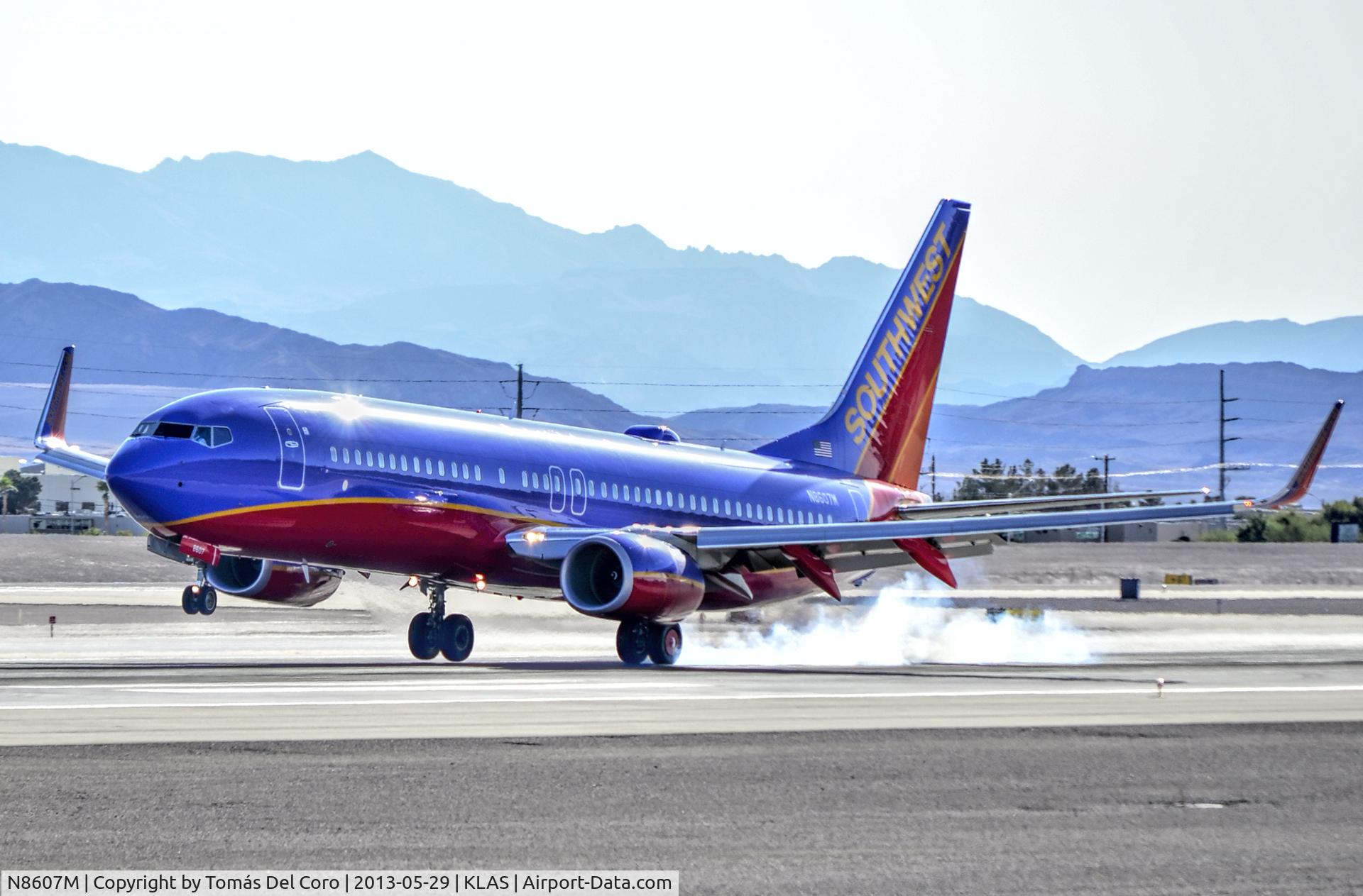 N8607M, 2013 Boeing 737-8H4 C/N 36634, N8607M Southwest Airlines Boeing B737-8H4 (cn 36634)

First Flight January 23, 2013

McCarran International Airport (KLAS)
Las Vegas, Nevada
TDelCoro
May 29, 2013