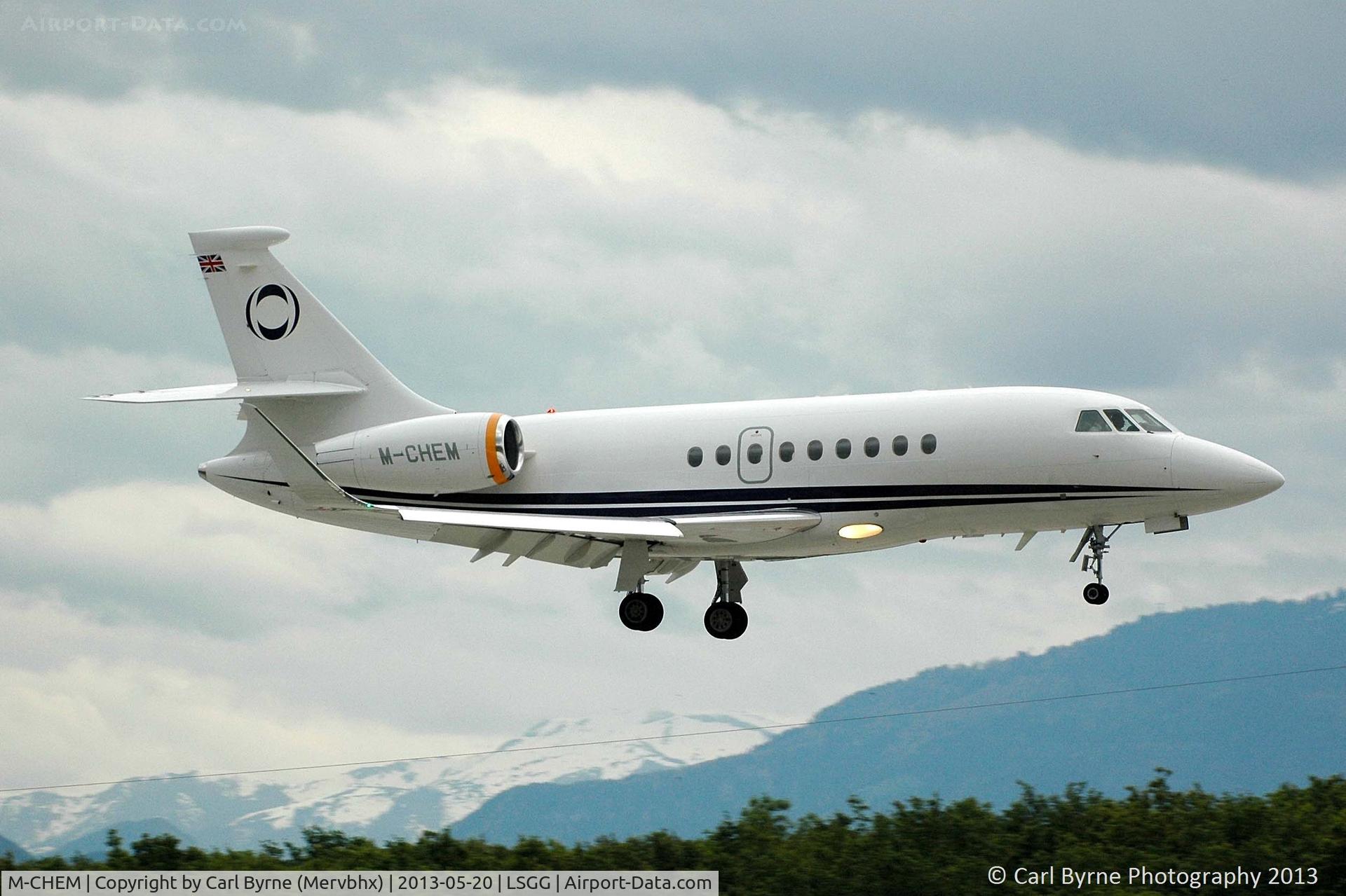 M-CHEM, 2007 Dassault Falcon 2000EX C/N 128, Taken from the park at the 05 threshold.