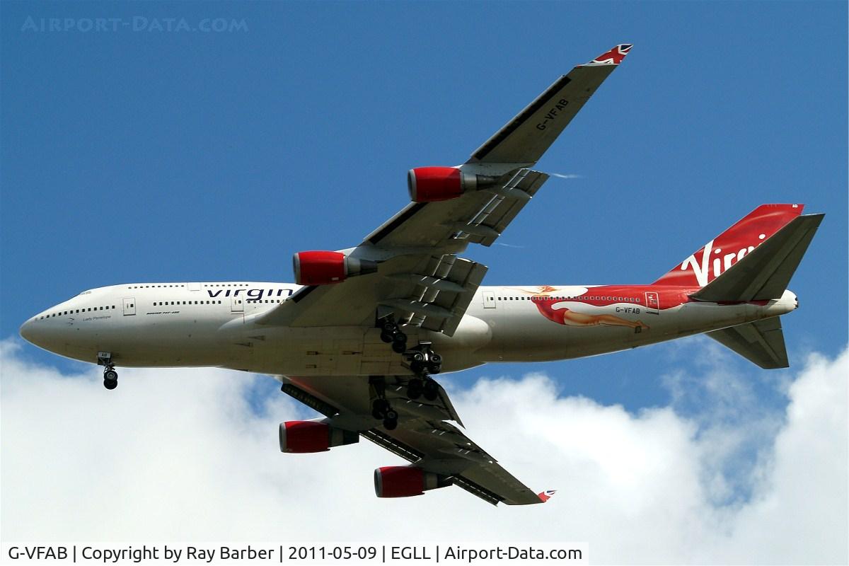 G-VFAB, 1994 Boeing 747-4Q8 C/N 24958, Boeing 747-4Q8 [24958] (Virgin Atlantic) Home~G 09/05/2011