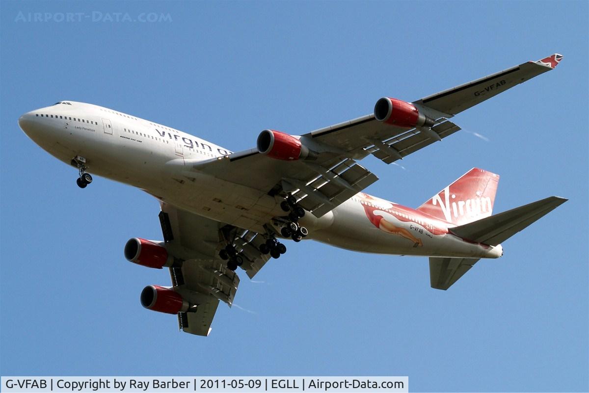 G-VFAB, 1994 Boeing 747-4Q8 C/N 24958, Boeing 747-4Q8 [24958] (Virgin Atlantic) Home~G 09/05/2011