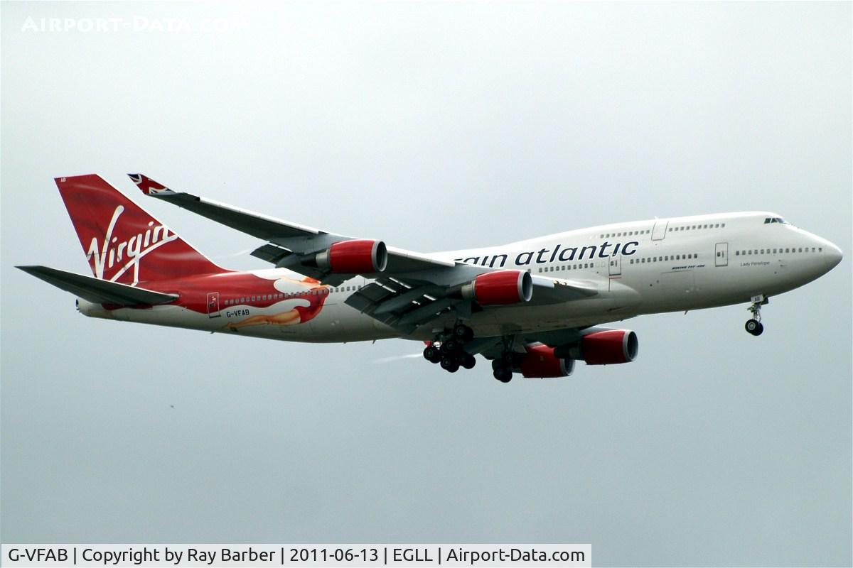 G-VFAB, 1994 Boeing 747-4Q8 C/N 24958, Boeing 747-4Q8 [24958] (Virgin Atlantic) Home~G 13/06/2011