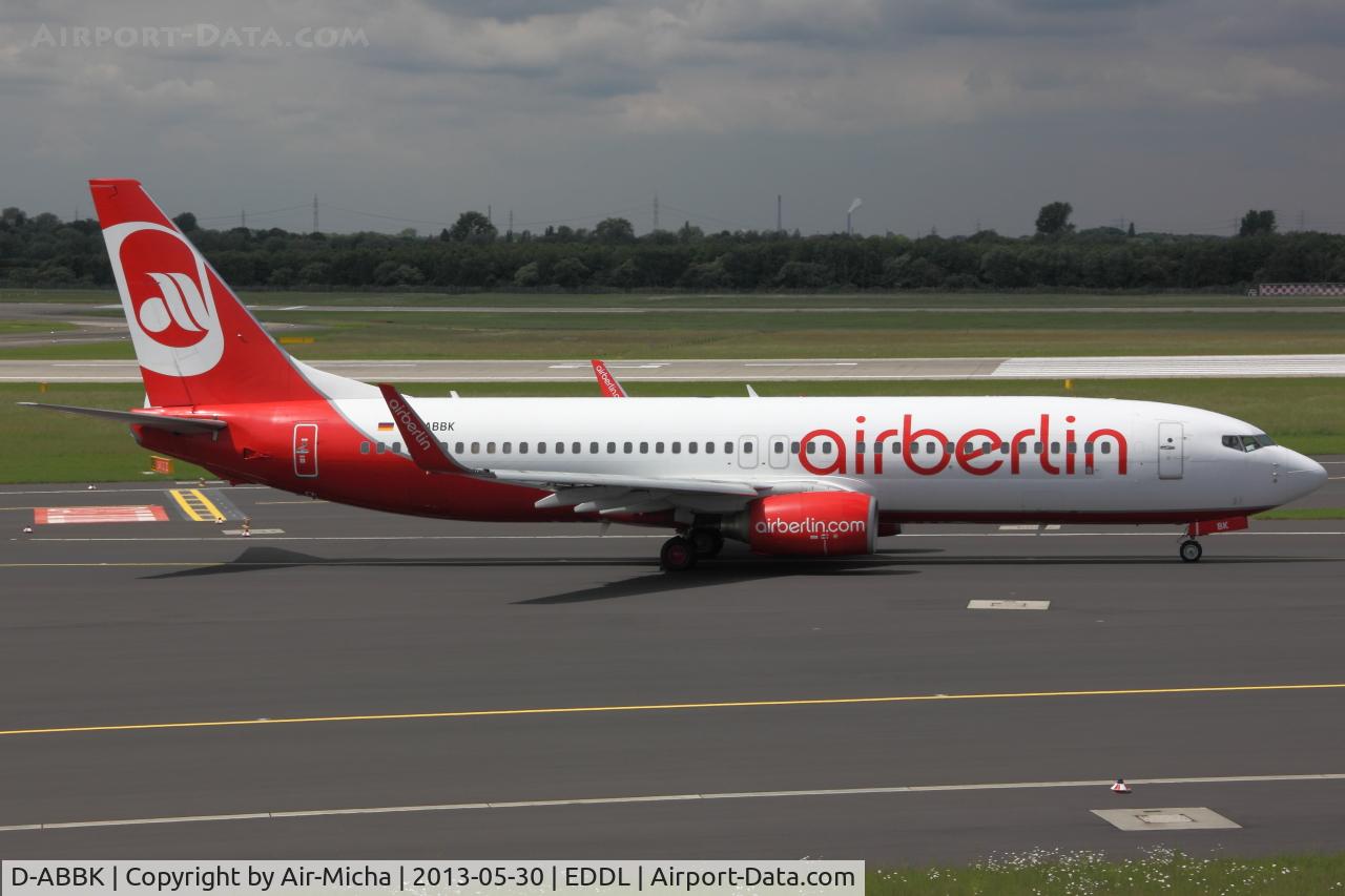 D-ABBK, 2003 Boeing 737-8BK C/N 33013, Air Berlin