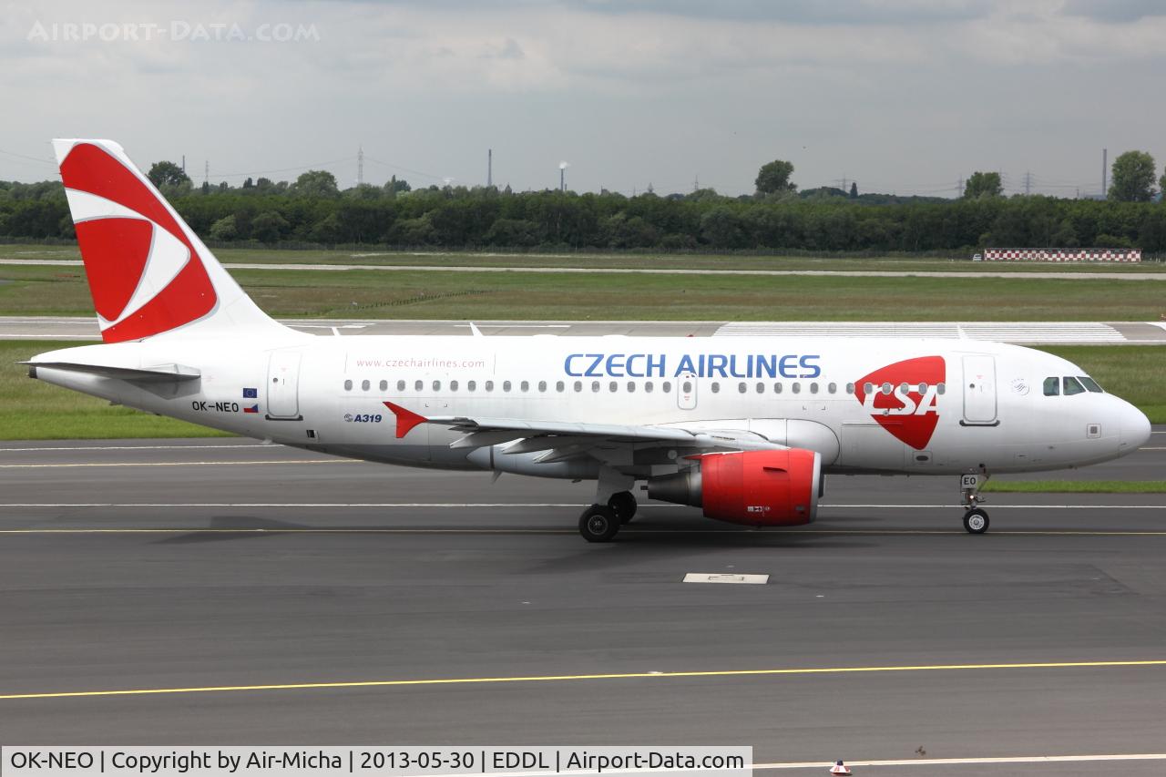OK-NEO, 2008 Airbus A319-112 C/N 3452, CSA CZECH Airlines, Airbus A319-112, CN: 3452