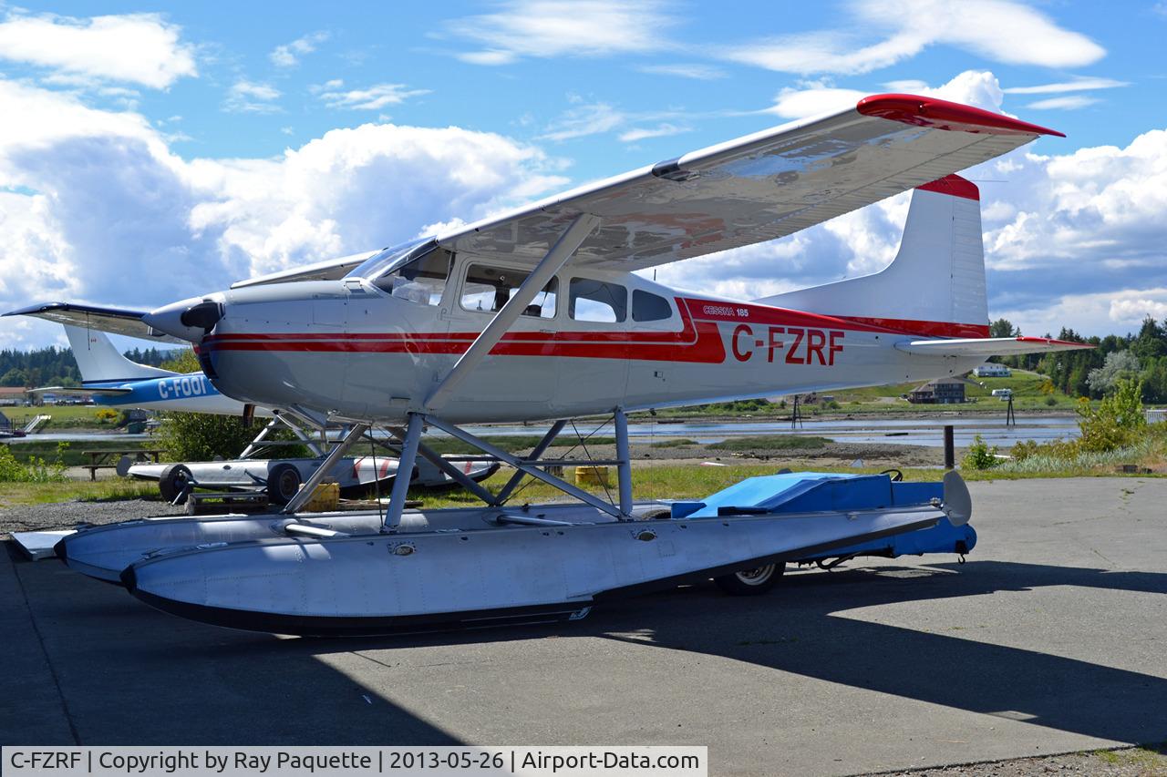 C-FZRF, 1971 Cessna A185E Skywagon 185 C/N 18501824, At Sealand on the Campbell River Estuary