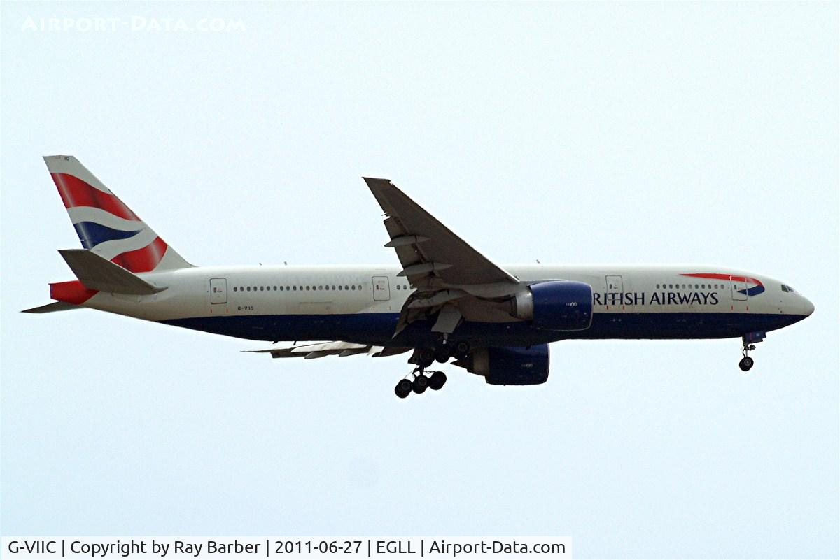 G-VIIC, 1997 Boeing 777-236 C/N 27485, Boeing 777-236ER [27485] (British Airways) Home~G 27/06/2011