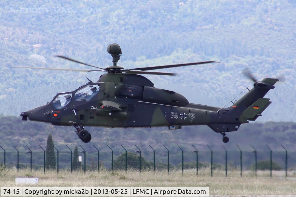 74 15, Eurocopter EC-665 Tiger UHT C/N 1015/UHT15, In flight