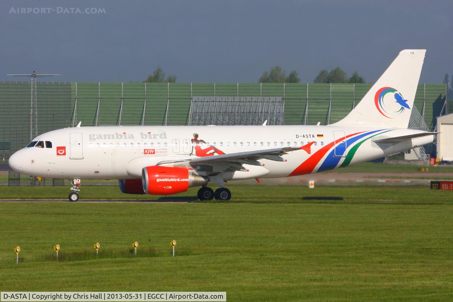D-ASTA, 2011 Airbus A319-112 C/N 4663, Germania A319 in Gambia Bird livery