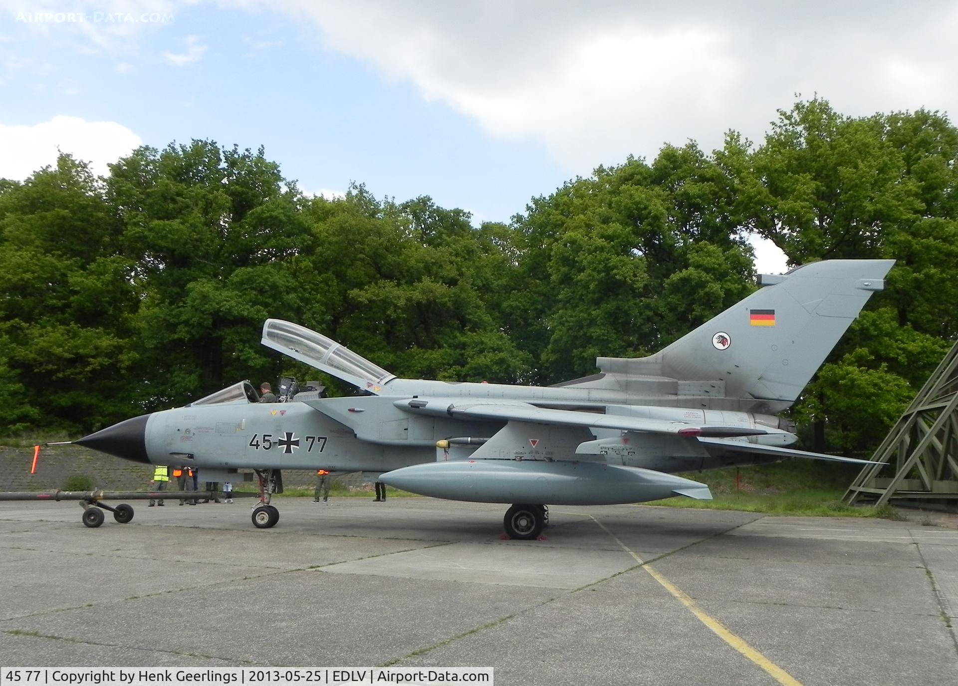 45 77, Panavia Tornado IDS(T) C/N 690/GT059/4277, 10 Years Airport Weeze , Airportfestival , May 2013