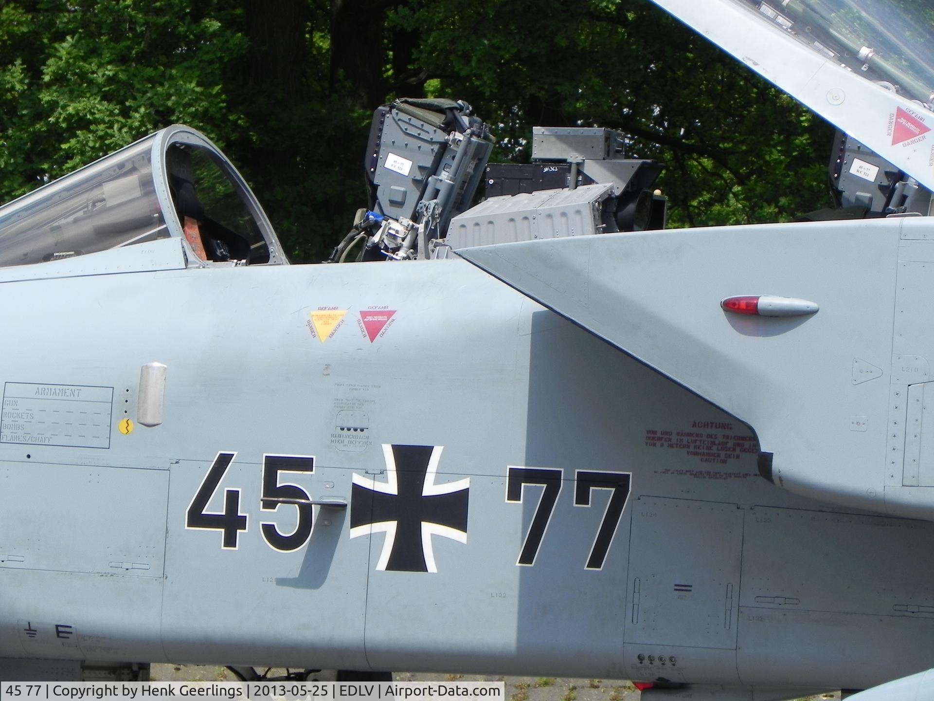 45 77, Panavia Tornado IDS(T) C/N 690/GT059/4277, 10 Years Airport Weeze , Airportfestival , May 2013
