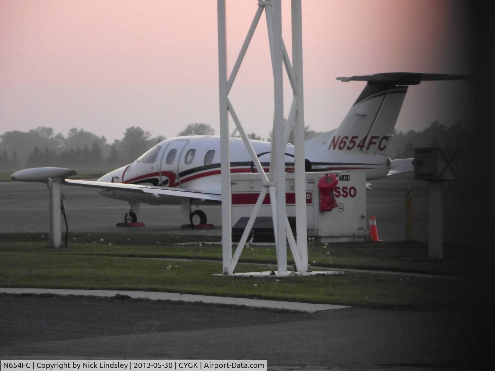 N654FC, 2008 Eclipse Aviation Corp EA500 C/N 000227, Kingston Airport 30 may 2013