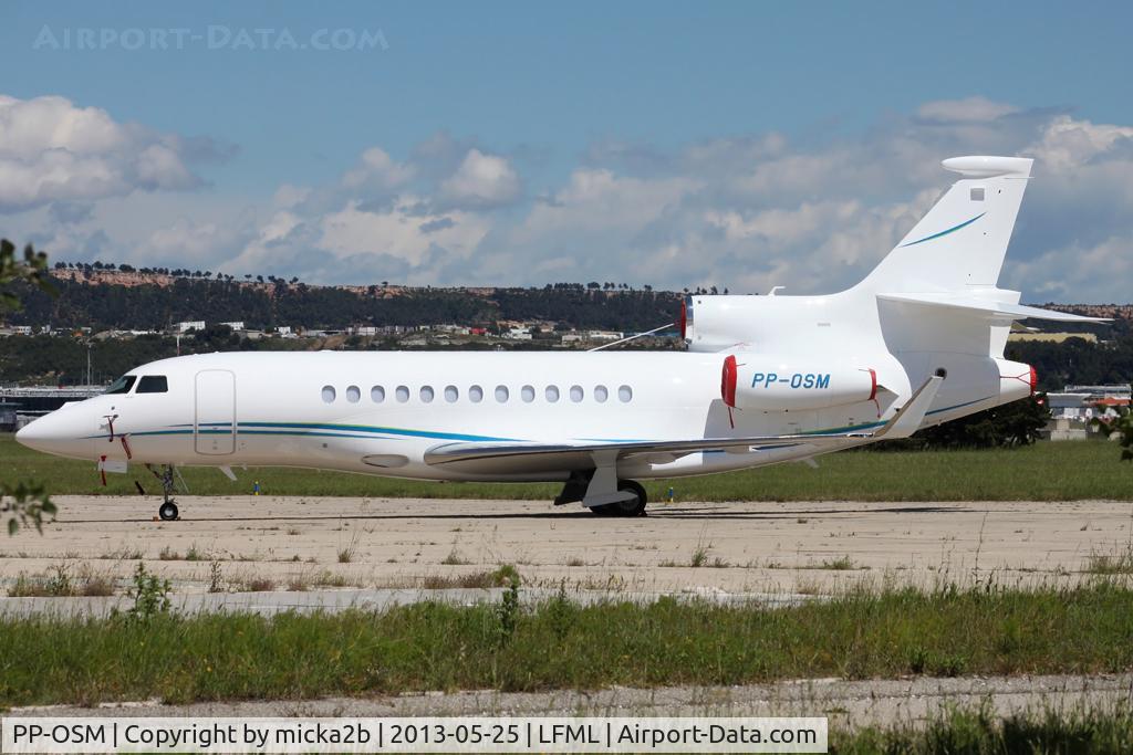 PP-OSM, 2013 Dassault Falcon 7X C/N 187, Parked