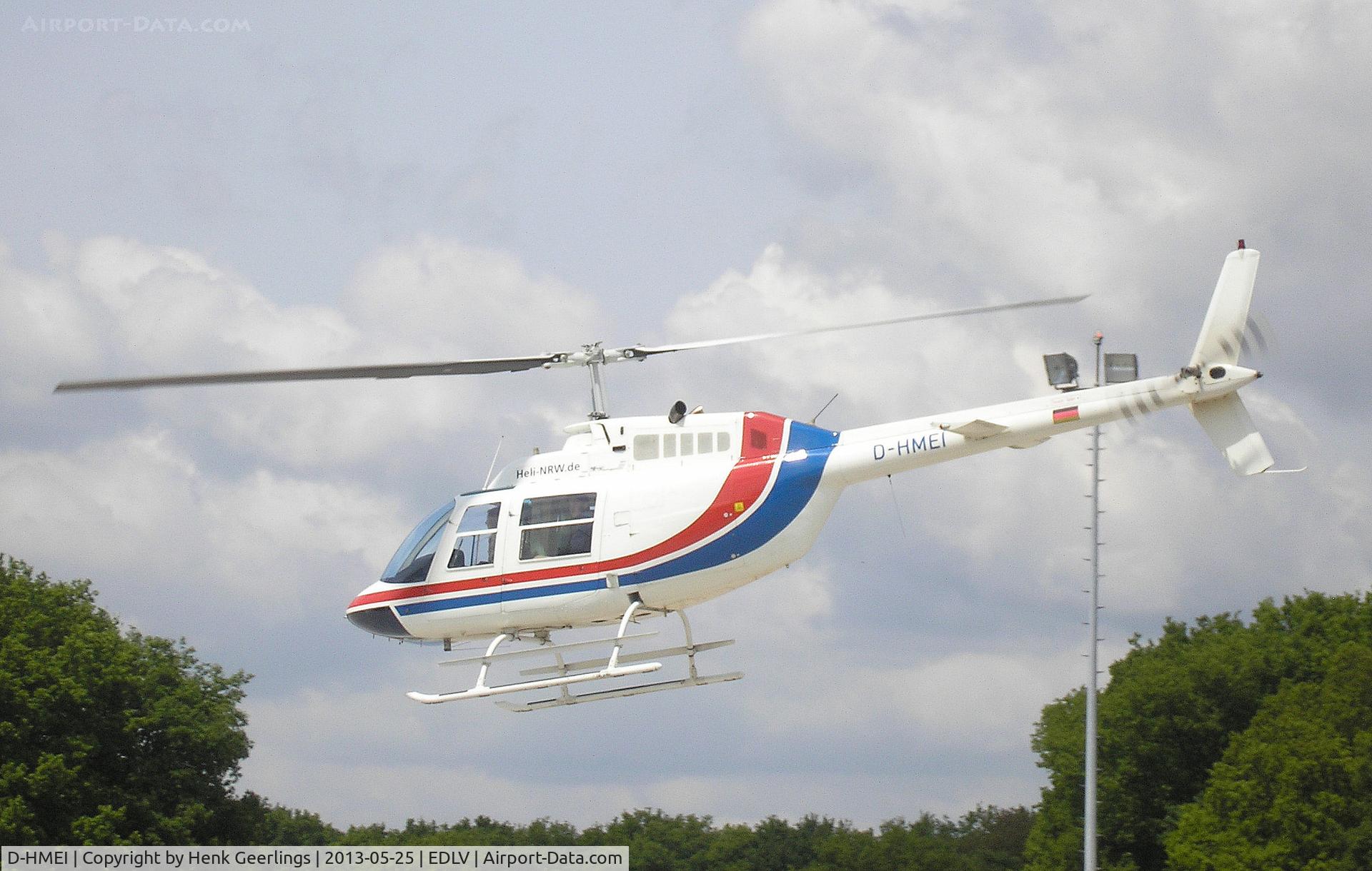 D-HMEI, Bell 206B-2 JetRanger II C/N 2550, 10 Years Airport Weeze , Airportfestival , May 2013