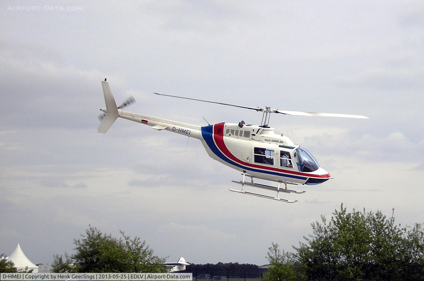 D-HMEI, Bell 206B-2 JetRanger II C/N 2550, 10 Years Airport Weeze , Airportfestival , May 2013