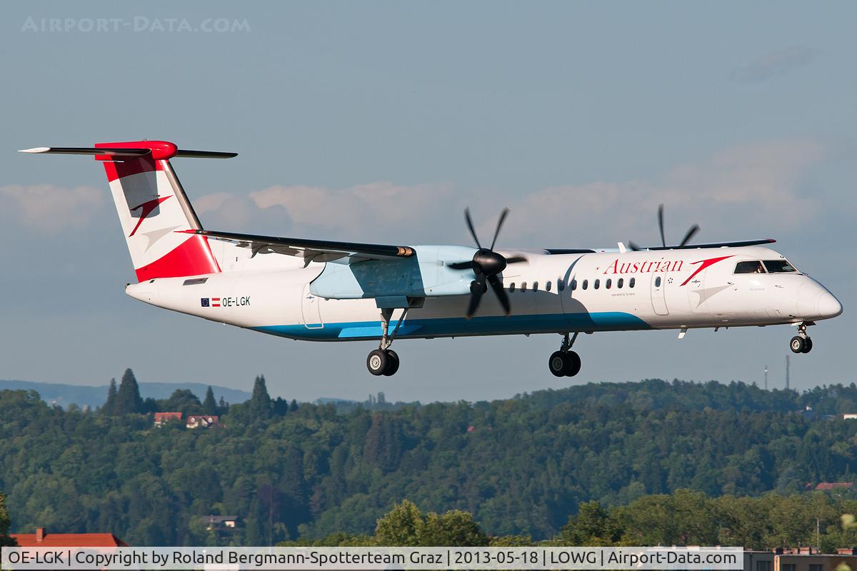 OE-LGK, 2009 De Havilland Canada DHC-8-402Q Dash 8 C/N 4280, De Havilland Canada DHC-8-402Q