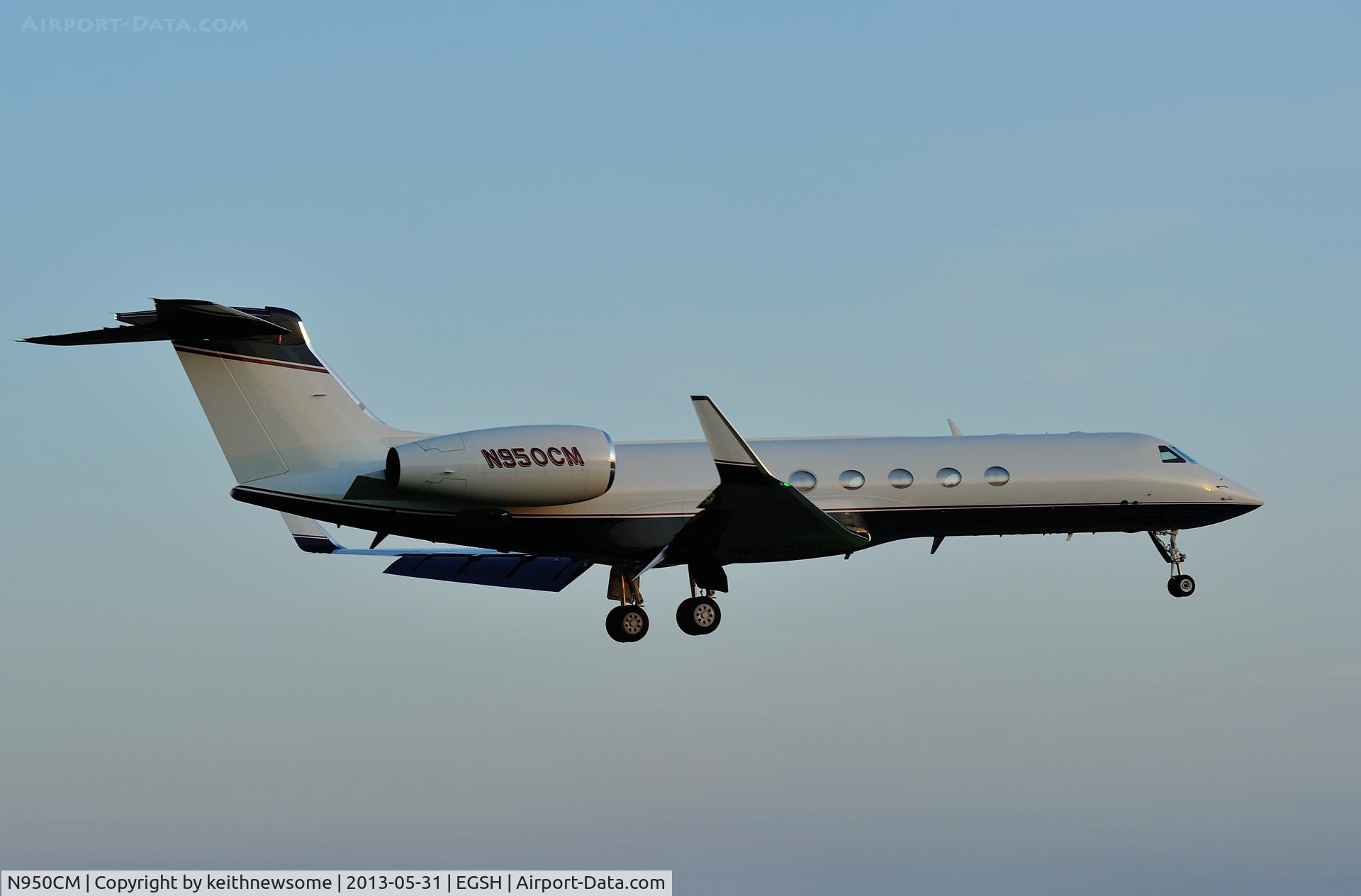 N950CM, 1997 Gulfstream Aerospace G-IV C/N 1315, Sunset Arrival !