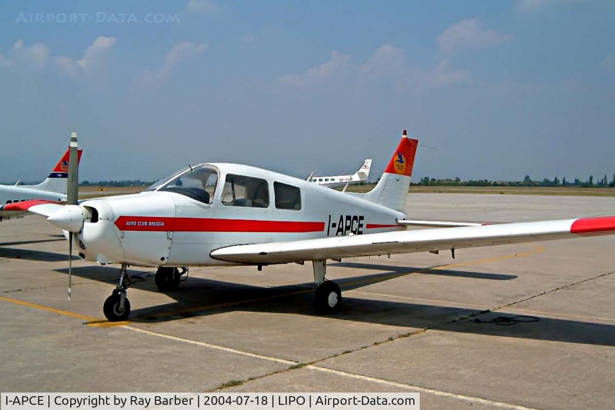 I-APCE, Piper PA-28-161 C/N 2841045, Piper PA-28-161 Cadet [2841045] Brescia-Montichiari~I 18/07/2004