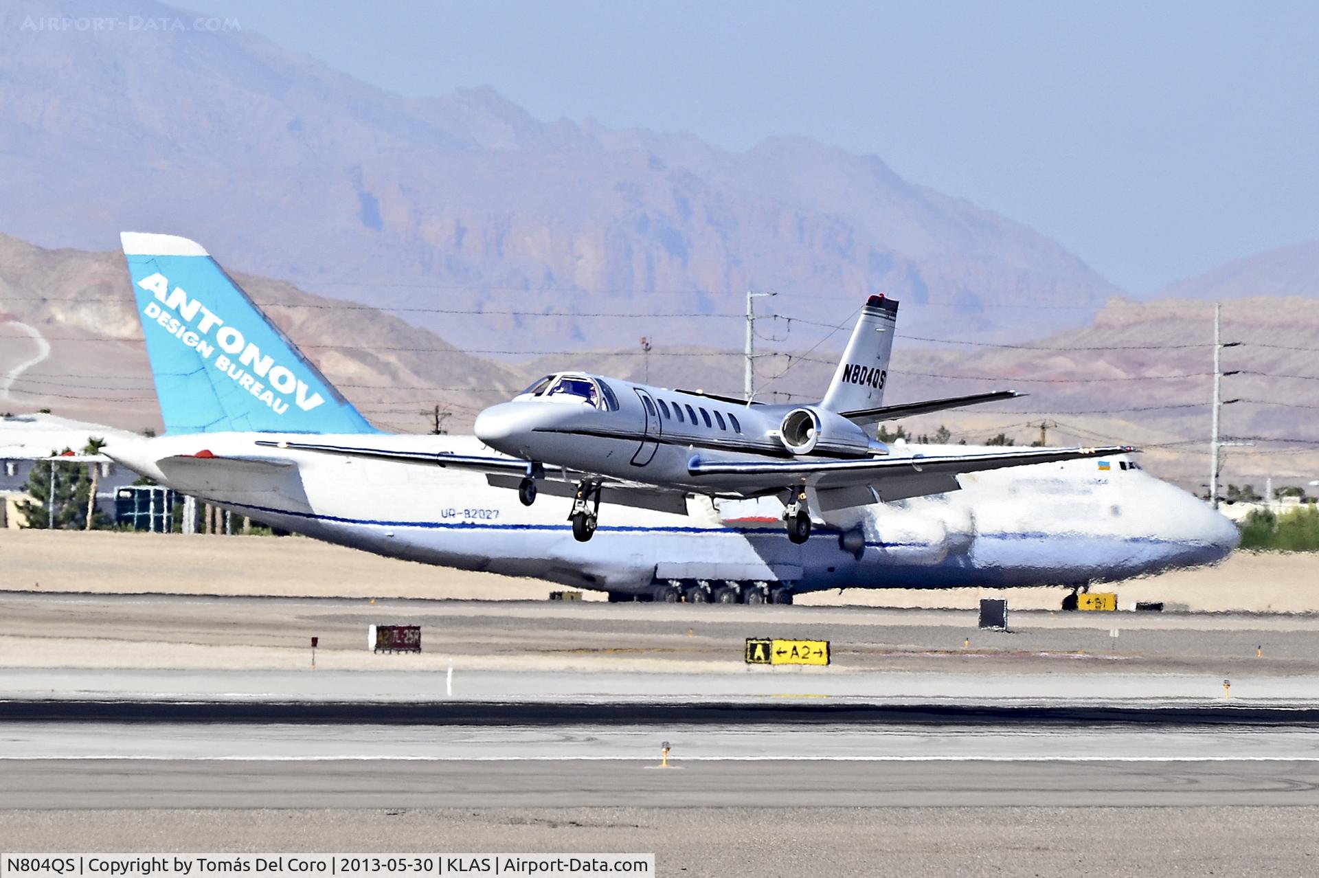 N804QS, 2002 Cessna 560 C/N 560-0610, N804QS   2002 Cessna 560 C/N 560-0610

McCarran International Airport (KLAS)
Las Vegas, Nevada
TDelCoro
May 30, 2013