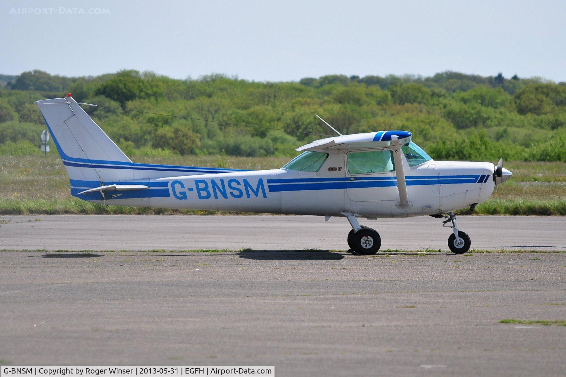 G-BNSM, 1981 Cessna 152 C/N 152-85342, Visiting Cessna 152 operated by Cornwall Flying Club.