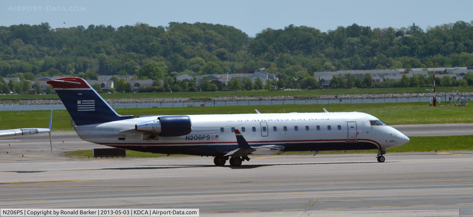 N206PS, 2003 Bombardier CRJ-200ER (CL-600-2B19) C/N 7860, Taxi DCA