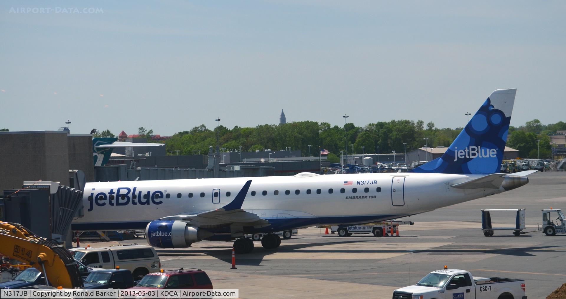 N317JB, 2010 Embraer ERJ-190-100 IGW 190AR C/N 19000363, Deja Blue  DCA