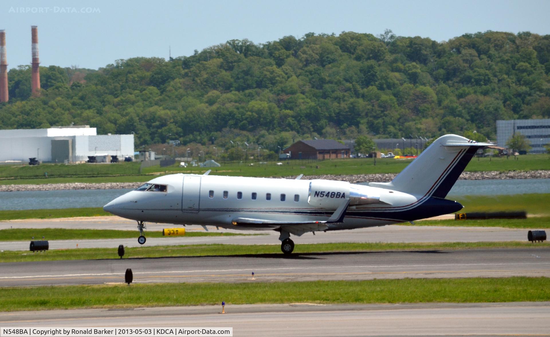 N548BA, 2008 Bombardier Challenger 605 (CL-600-2B16) C/N 5771, Takeoff - Nose wheel liftoff - DCA