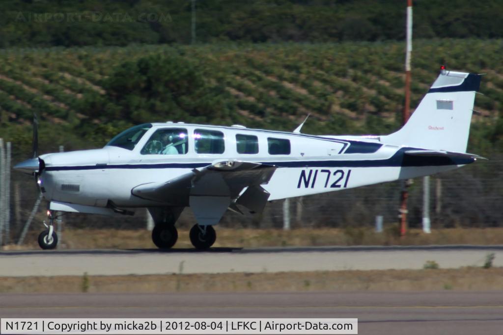 N1721, 1993 Beech A36AT Bonanza 36 C/N E-2783, Take off