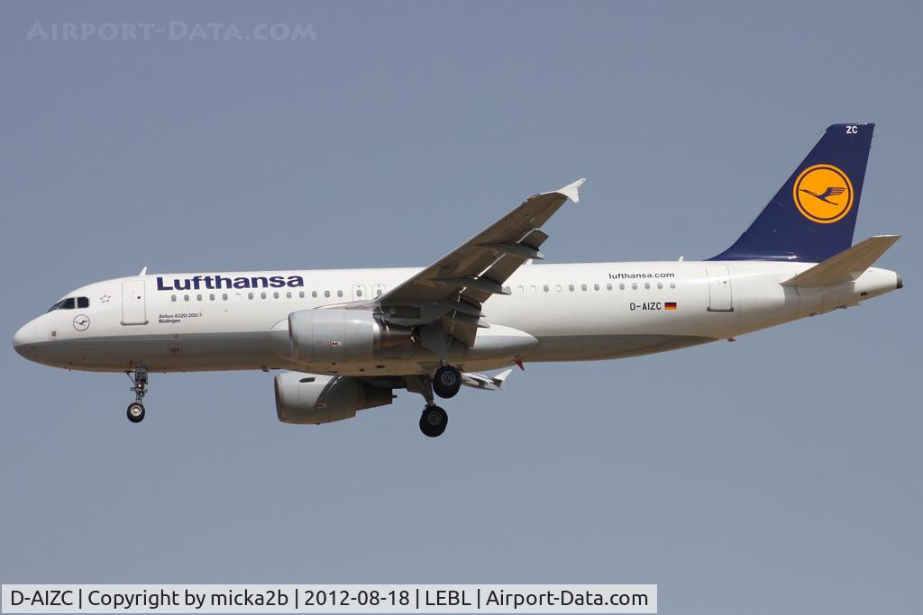D-AIZC, 2009 Airbus A320-214 C/N 4153, Landing