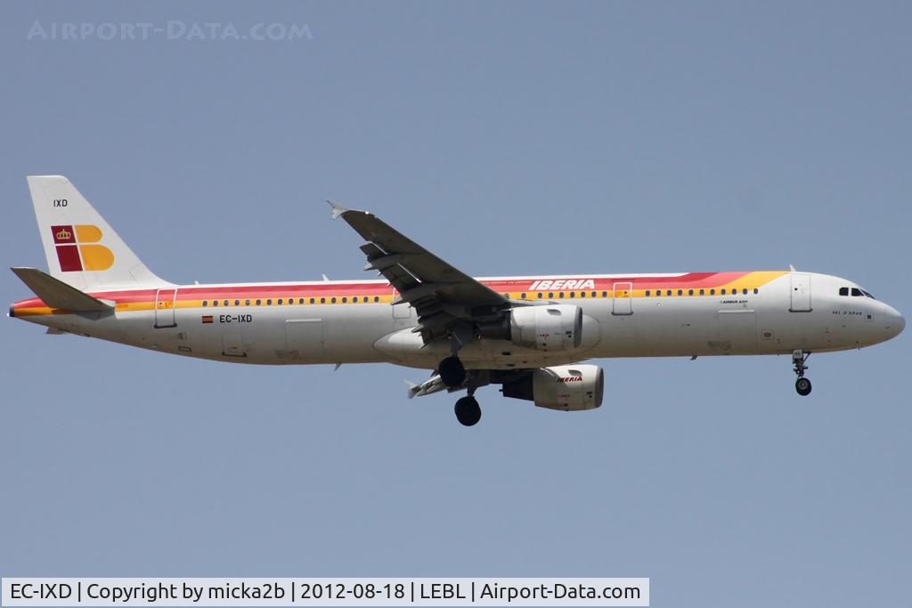 EC-IXD, 2004 Airbus A321-211 C/N 2220, Landing