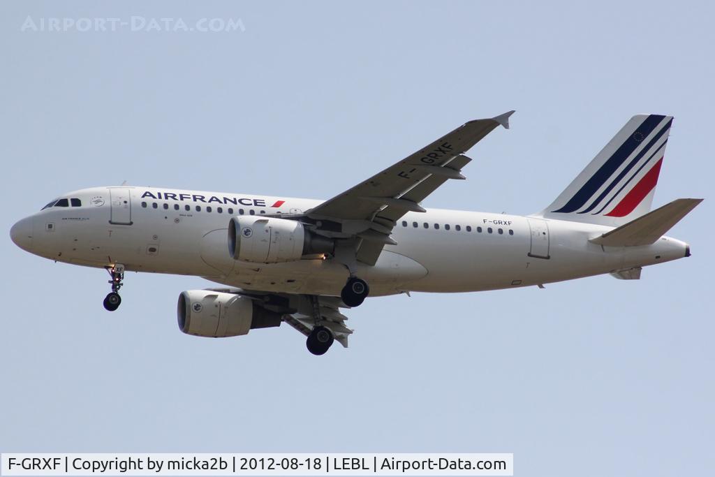 F-GRXF, 2003 Airbus A319-111 C/N 1938, Landing