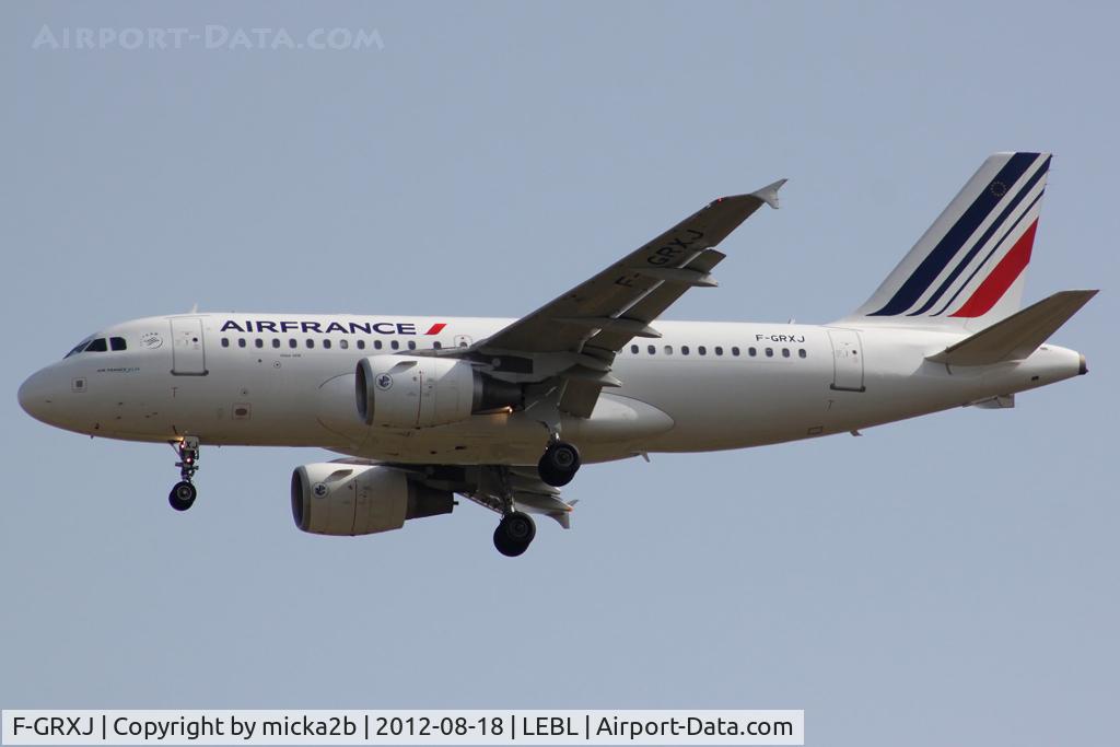 F-GRXJ, 2005 Airbus A319-115LR C/N 2456, Landing