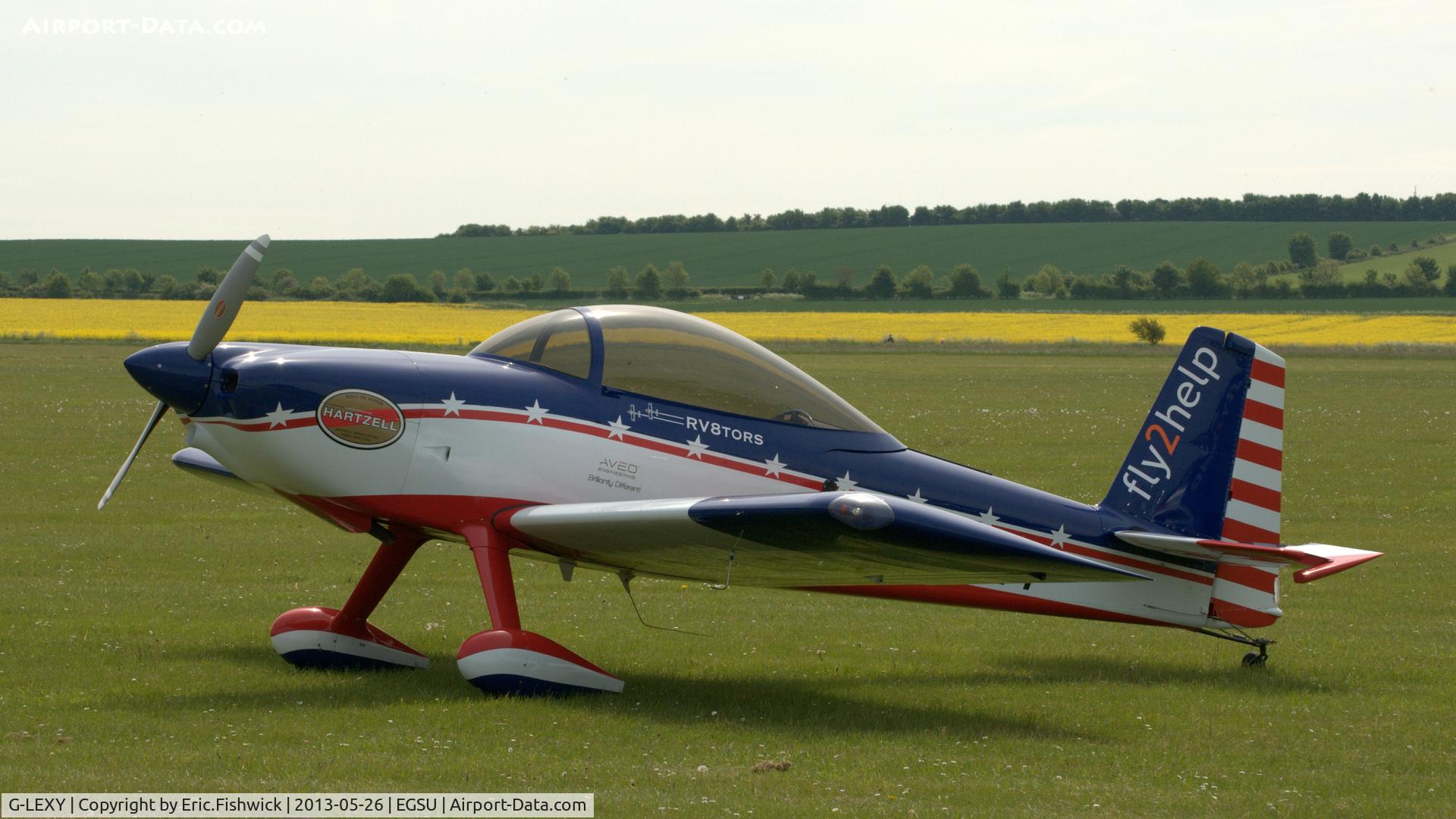 G-LEXY, 2010 Vans RV-8 C/N 303-14756, 3. G-LEXY at the IWM Spring Airshow, May 2013.
