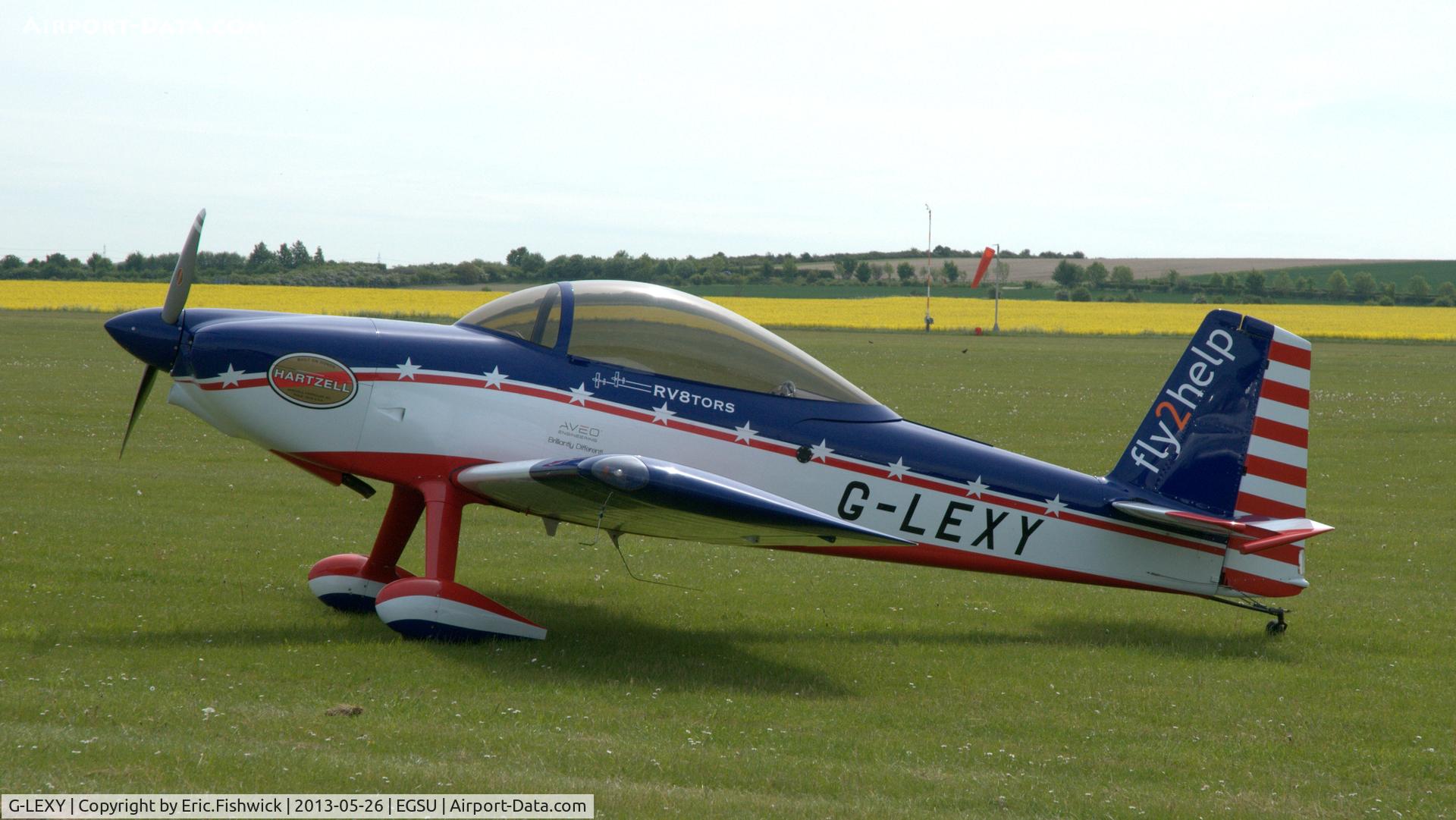 G-LEXY, 2010 Vans RV-8 C/N 303-14756, 1. G-LEXY at the IWM Spring Airshow, May 2013.