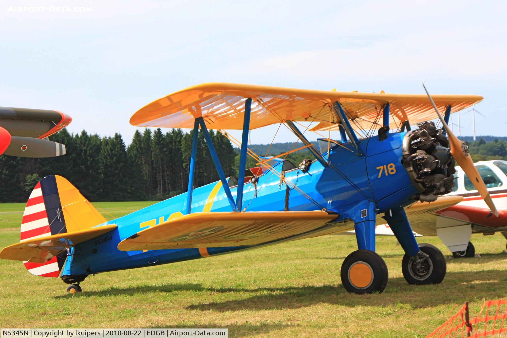 N5345N, 1942 Boeing A75 C/N 75-5718, At the 2010 Breitscheid Airshow
