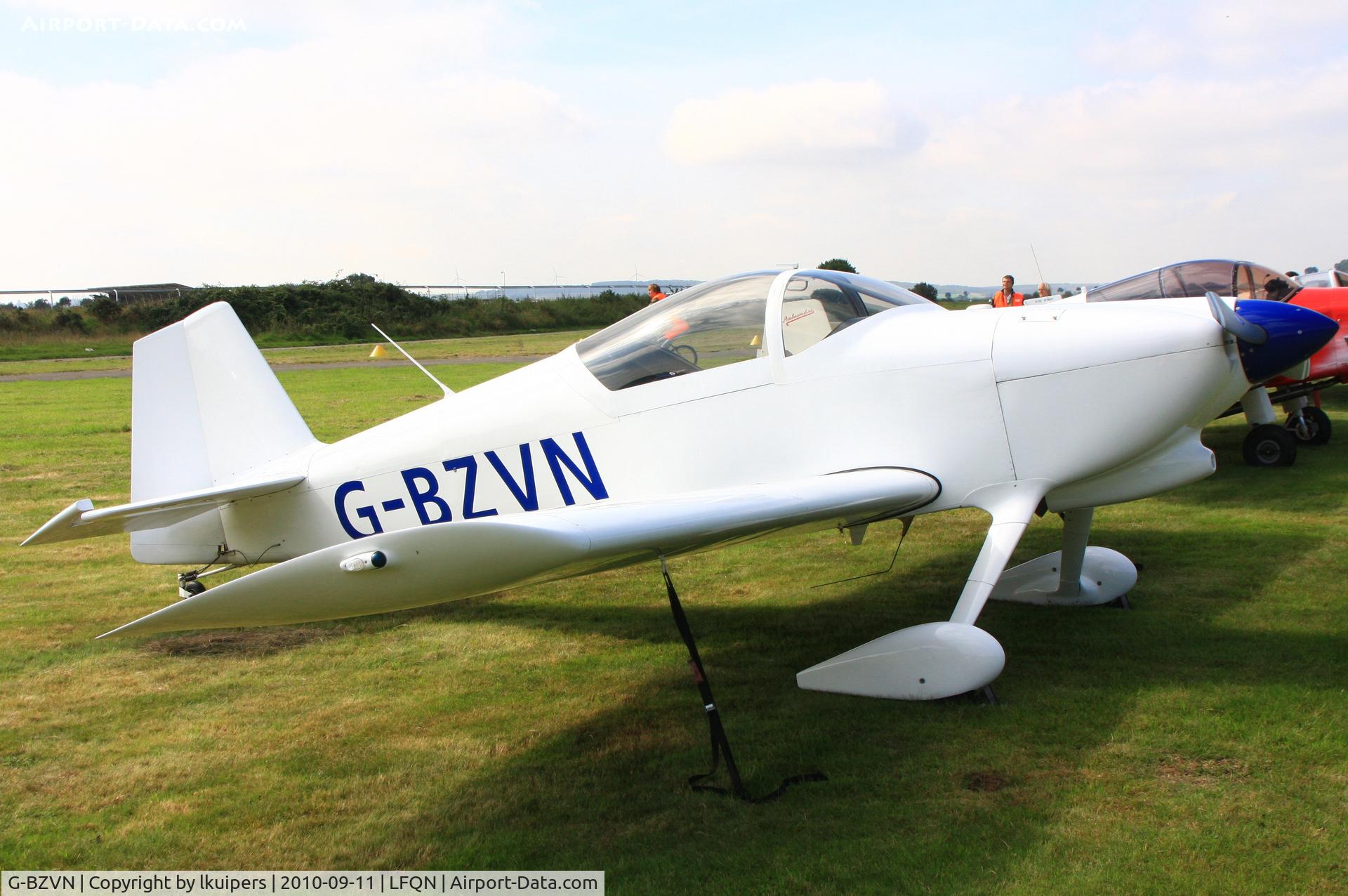 G-BZVN, 2001 Vans RV-6 C/N PFA 181A-13188, At the 2010 Jodel Fly-in on St Omer Airport in North West France