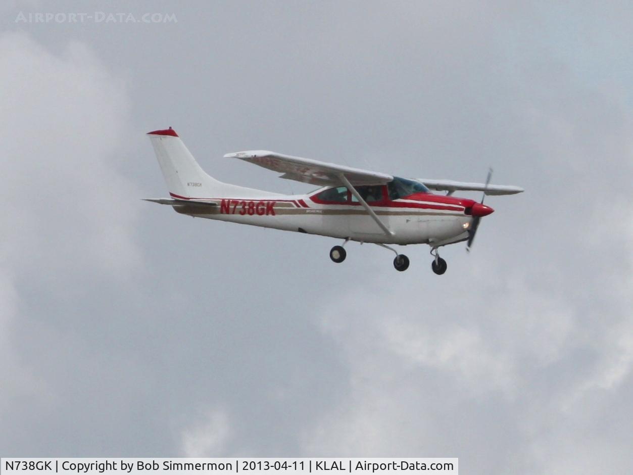 N738GK, Cessna TR182 Turbo Skylane RG C/N R18200925, Arriving at Sun N Fun 2013 - Lakeland, FL