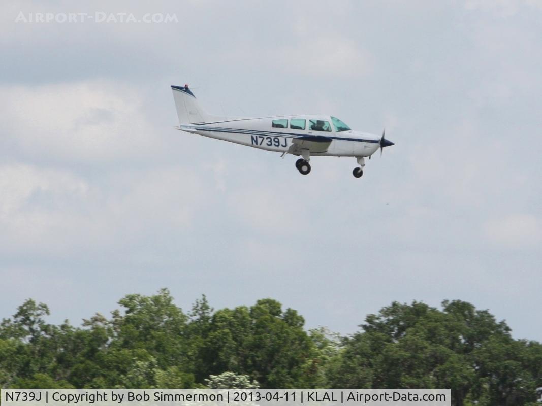 N739J, 1978 Beech C23 Sundowner 180 C/N M-2091, Arriving at Sun N Fun 2013 - Lakeland, FL