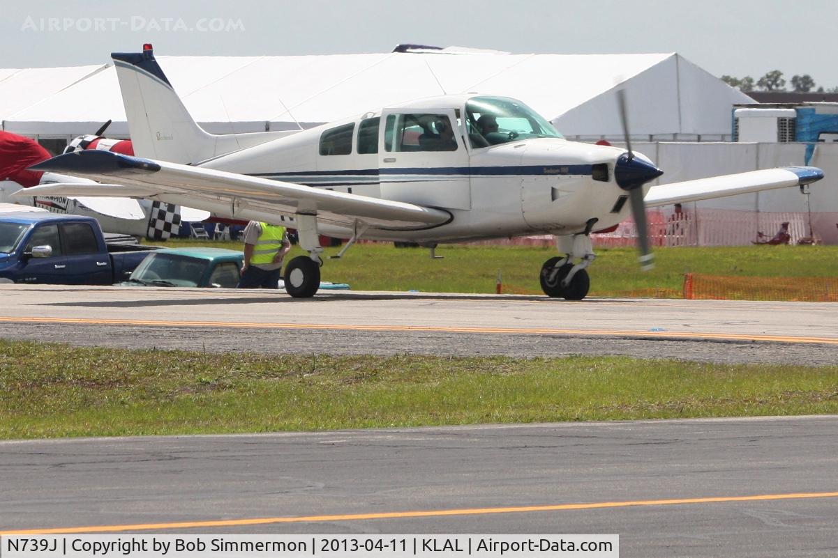 N739J, 1978 Beech C23 Sundowner 180 C/N M-2091, Arriving at Sun N Fun 2013 - Lakeland, FL