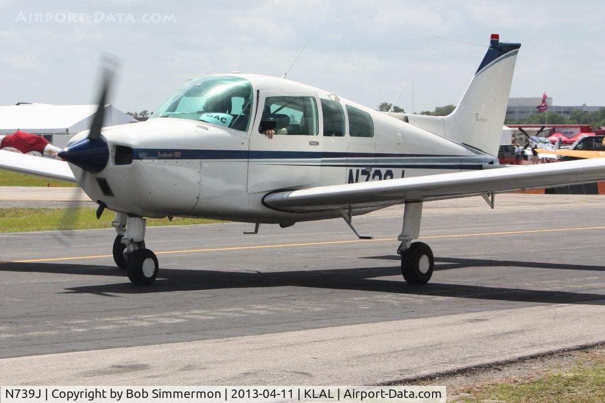 N739J, 1978 Beech C23 Sundowner 180 C/N M-2091, Arriving at Sun N Fun 2013 - Lakeland, FL