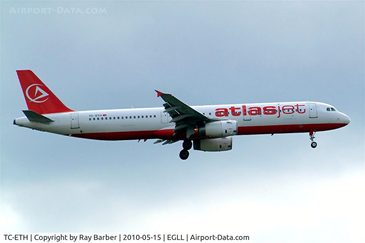 TC-ETH, 1999 Airbus A321-231 C/N 968, Airbus A321-231 [0968] (Atlasjet Airlines) Home~G 15/05/2010