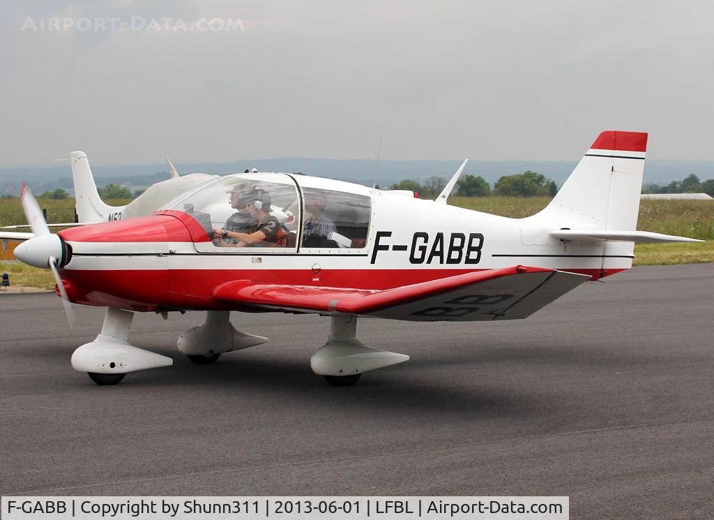 F-GABB, Robin DR-400-108  Dauphin 2+2 C/N 1114, Used for light flight during Airclub Open Day 2013...