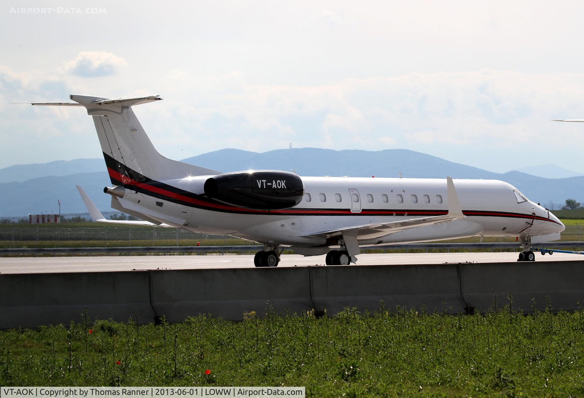VT-AOK, 2012 Embraer EMB-135BJ Legacy C/N 14501157, Air One Aviation Embraer 135BJ