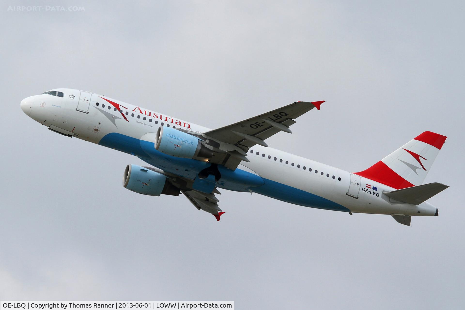OE-LBQ, 1999 Airbus A320-214 C/N 1137, Austrian Airbus A320