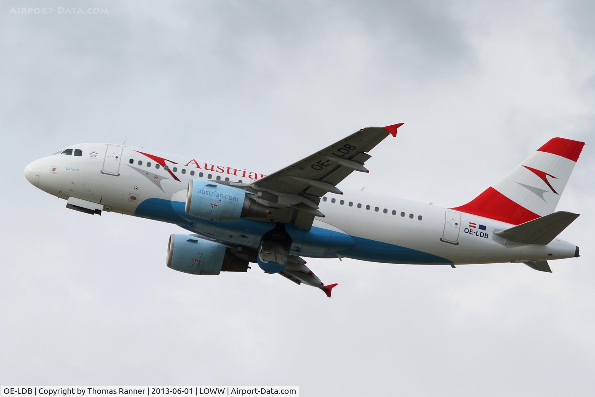 OE-LDB, 2004 Airbus A319-112 C/N 2174, Austrian Airbus A319
